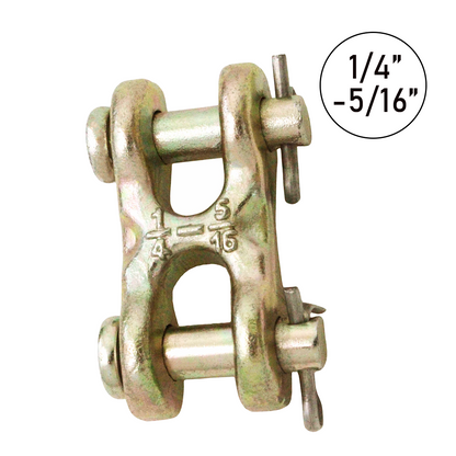 Premium Grade 70 Yellow Chromed Double Clevis Links: Ultra-Durable Connections for Any Application