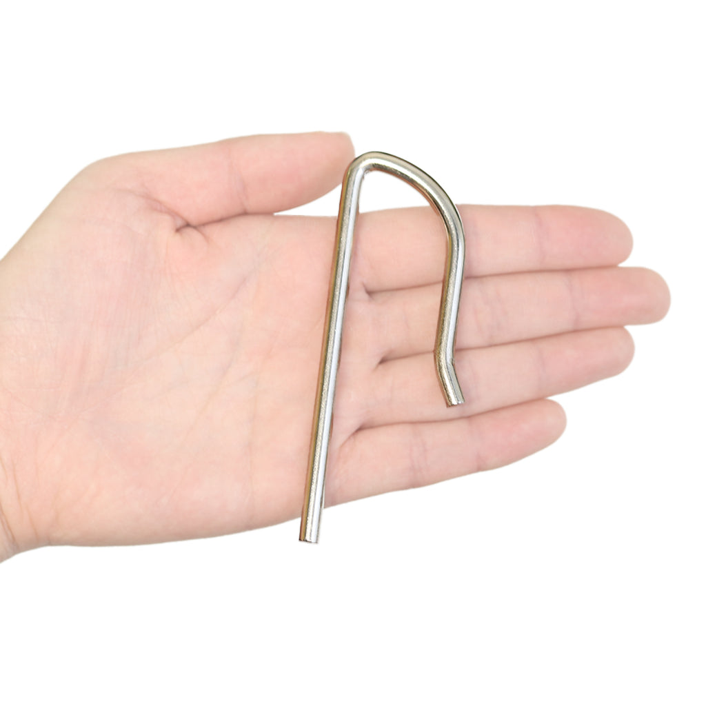 3.6" J-Pin Ground Anchor Stake: Secure Your Outdoor Setup