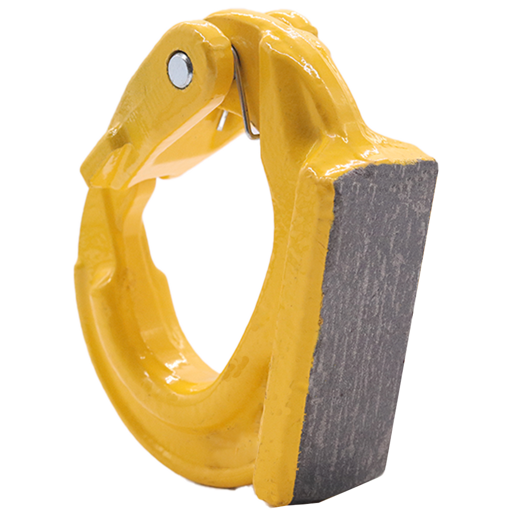 Heavy-Duty 2-Ton Weld-On Forged Anchor Hooks with Safety Latch - G80 Construction
