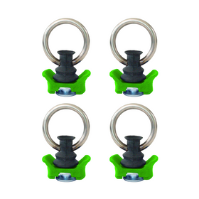 Single Stud Anchor Track Fitting: Set of 4 - 2500 lbs Load Capacity