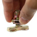 SecurePro Double Stud L-Track Lug Fittings: Set of 6 for Ultimate Cargo Control-3