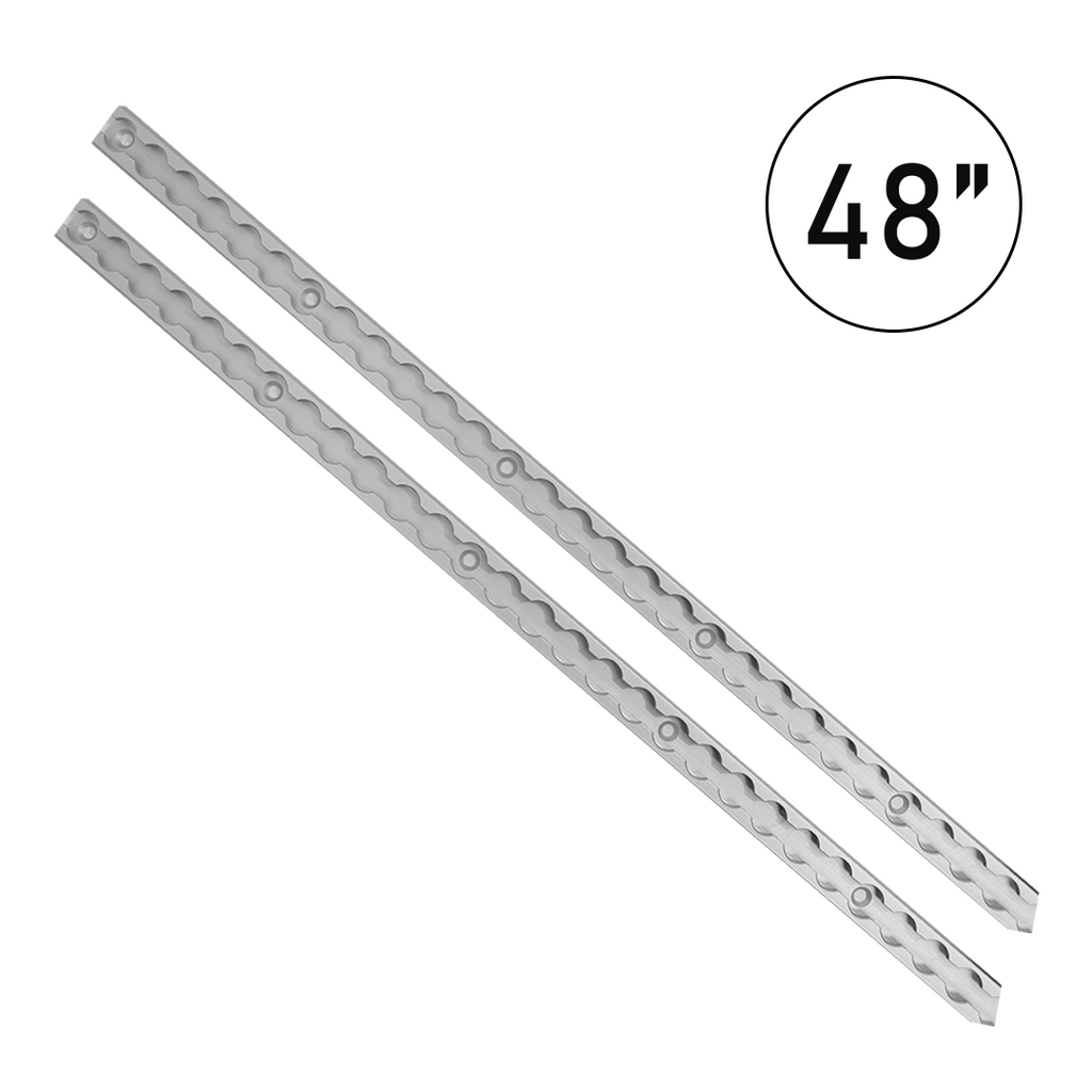 UltimateSecure 4-Feet Aluminum Tracks: Set of 2 - 1600 lbs Load Capacity