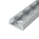 MaxSecure 1-Foot Aluminum Logistic Tracks: Set of 2 - 2200 lbs Load Capacity-3
