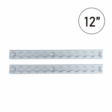 UltimateSecure 1-Foot Aluminum Tracks: Set of 2 - 1600 lbs Load Capacity