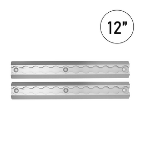PrecisionEdge 1-Foot Aluminum Logistic Tracks: Set of 2 - 2200 lbs Load Capacity
