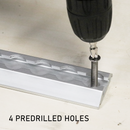 PrecisionEdge 2-Feet Aluminum Logistic Tracks: Set of 2 - 2200 lbs Load Capacity-3