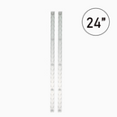 PrecisionEdge 2-Feet Aluminum Logistic Tracks: Set of 2 - 2200 lbs Load Capacity-1