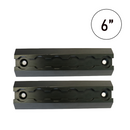 PrecisionEdge 6-Inch Aluminum Logistic Tracks: Set of 2 - 2200 lbs Load Capacity-7
