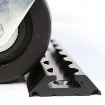 PrecisionEdge 6-Inch Aluminum Logistic Tracks: Set of 2 - 2200 lbs Load Capacity - 0