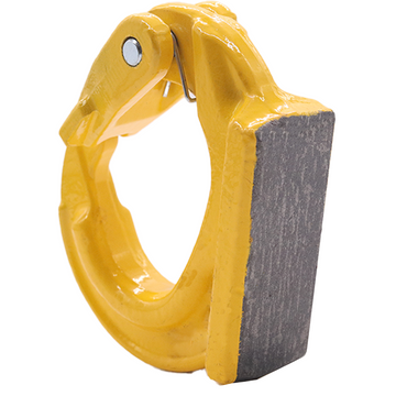 Heavy-Duty 3-Ton Weld-On Forged Anchor Hooks with Safety Latch - G80 Construction - 0