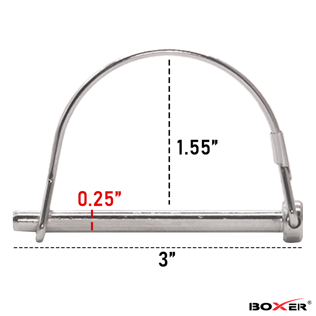 1/4" x 3" Round Tent Canopy Pin