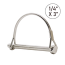 1/4" x 3" Round Tent Canopy Pin-1