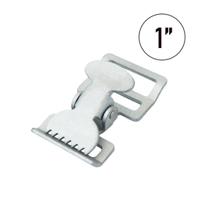 1" Industrial Thumb-Release Cam Fastener - Sand-Finish Zinc Alloy