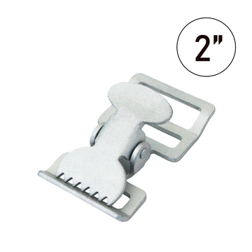 Sand Finish 2" Alligator Buckles: Secure Versatility for All-Purpose Tie-Downs