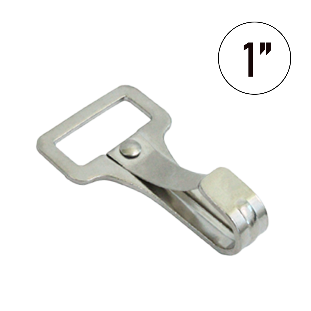 Premium Wall Snap Hook: Nickel-Plated Reliability for Secure Tent Tie-Downs