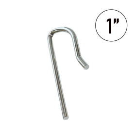 3.6" Heavy-Duty Steel J-Pin Ground Anchor: High-Tensile Steel Perimeter & Tent Stake