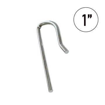 3.6" Heavy-Duty Steel J-Pin Ground Anchor: High-Tensile Steel Perimeter & Tent Stake
