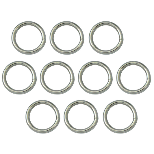 Ultimate 10-Pack Nickel-Plated O Rings: Versatile Anchors for Any Tie-Down Application