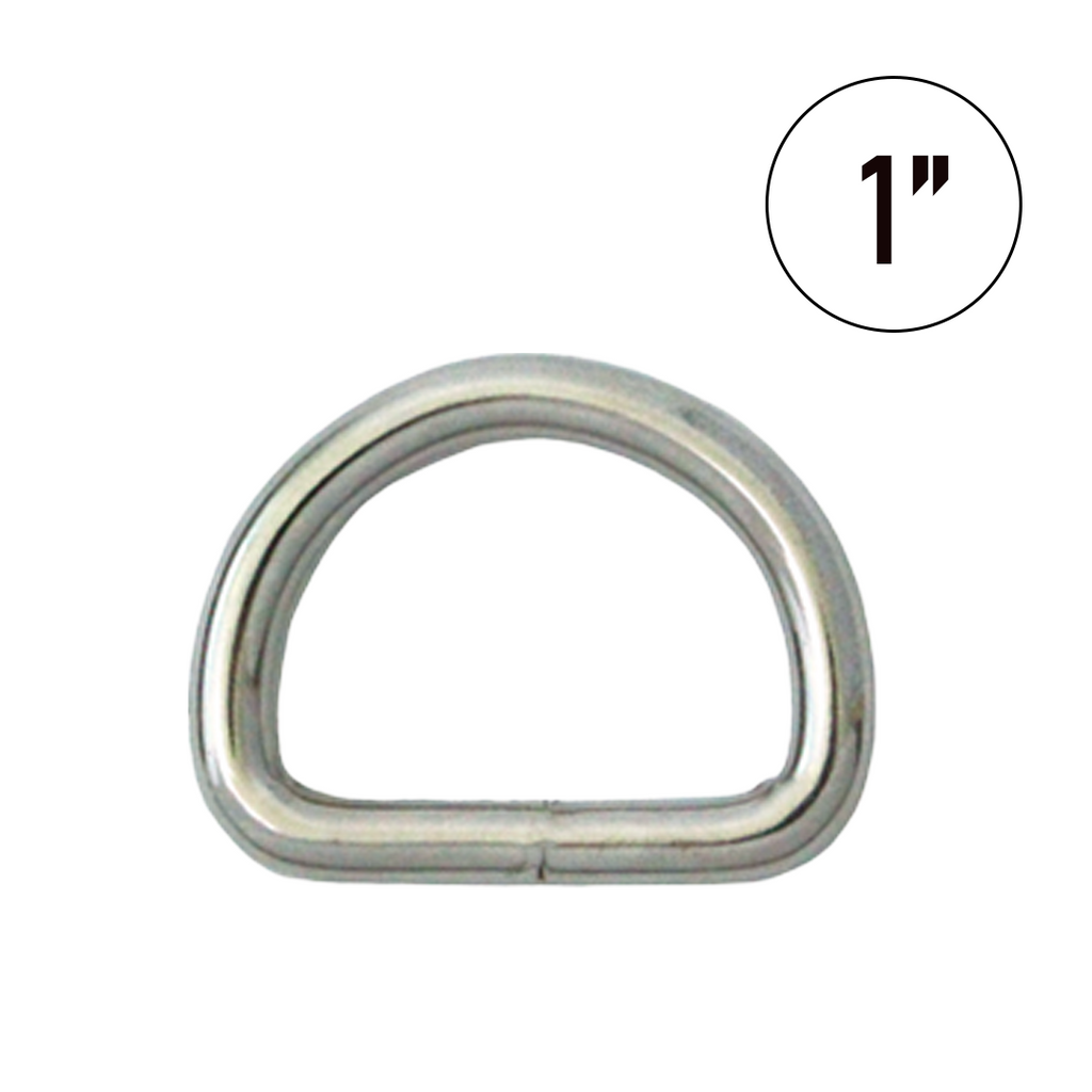 Ultimate 1" Nickel-Plated D Ring: Versatile Anchors for Any Tie-Down Application