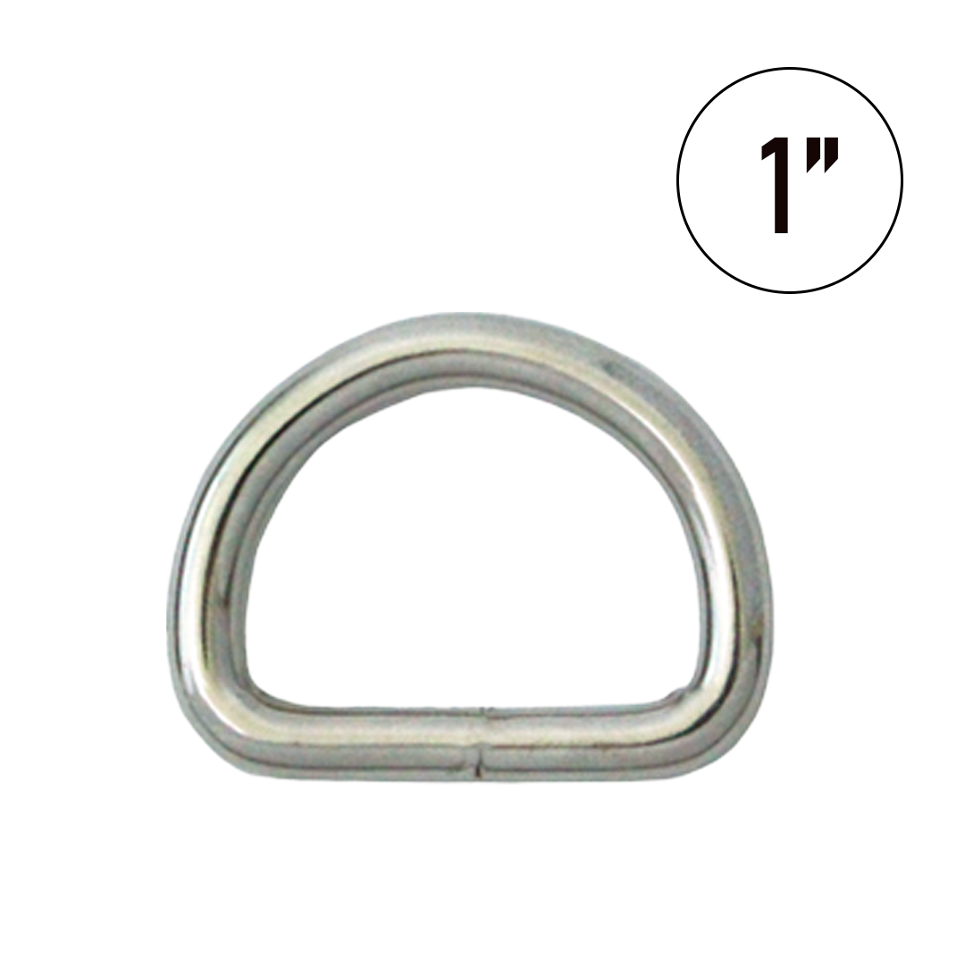Ultimate 1" Nickel-Plated D Ring: Versatile Anchors for Any Tie-Down Application