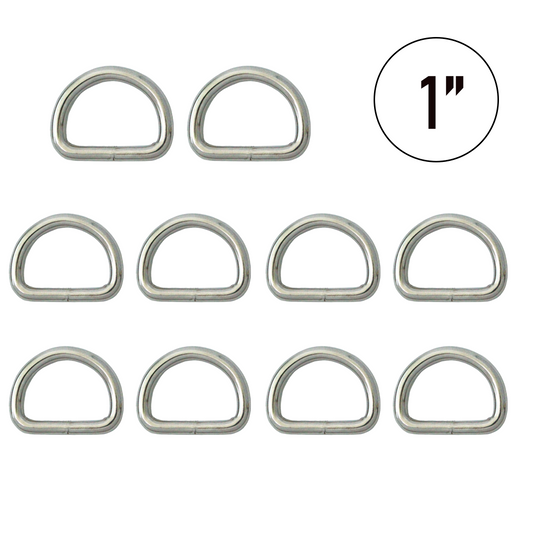 Ultimate 10-Pack Nickel-Plated D Rings: Versatile Anchors for Any Tie-Down Application