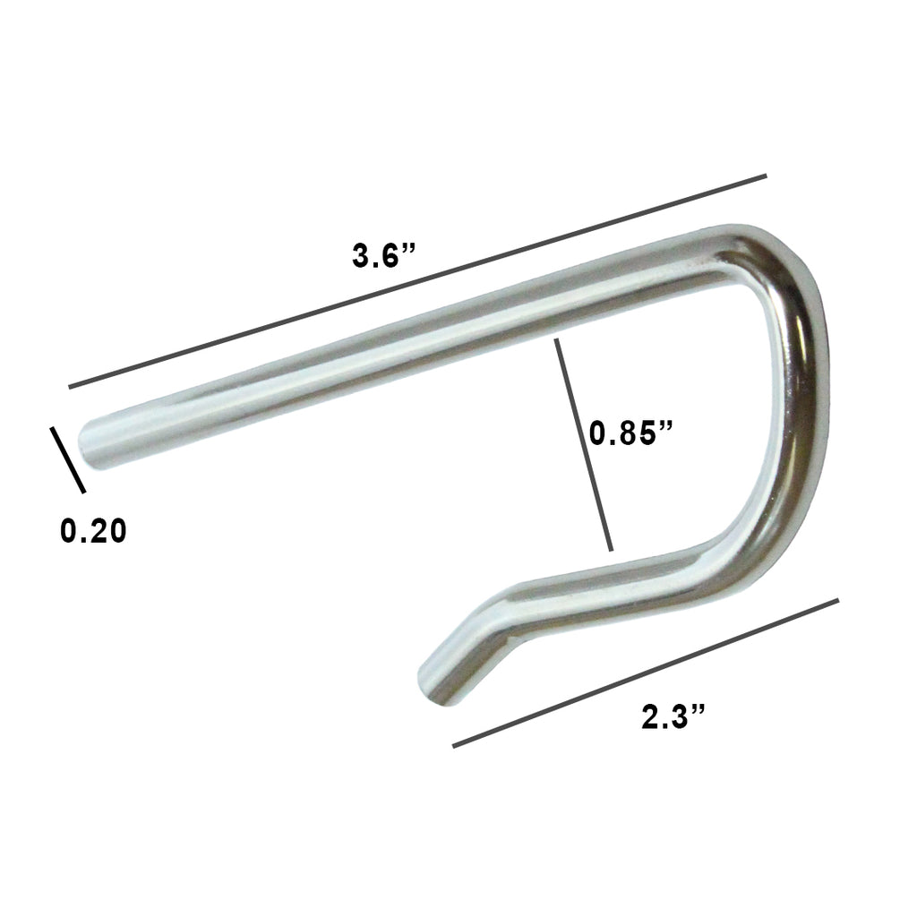 3.6" J-Pin Ground Anchor Stake: Secure Your Outdoor Setup