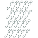 Rubber Rope Hooks - Set of 20: Compatible with 3/8" and 7/16" Rubber Cords for Custom Tie-Down Solutions-1