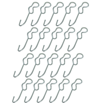 Rubber Rope Hooks - Set of 20: Compatible with 3/8" and 7/16" Rubber Cords for Custom Tie-Down Solutions