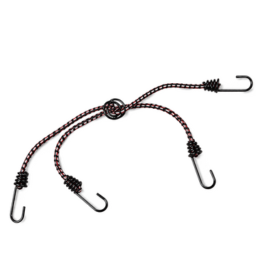 5-Pack 4-Arm Light-Duty Spider Bungee Cord Sets – 8 mm x 20 in. with Steel-Core Hooks, Assorted Colors - 0
