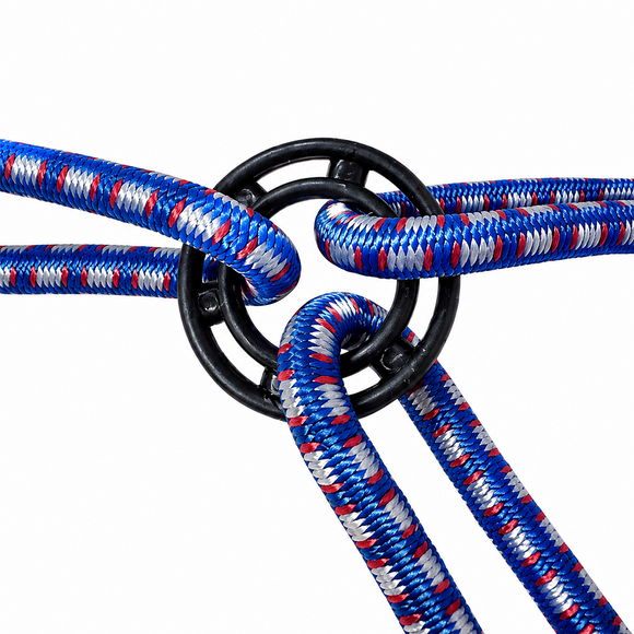 5-Pack 6-Arm Spider Bungee Cord Sets – 8 mm x 36 in. with Steel-Core Hooks, Assorted Colors