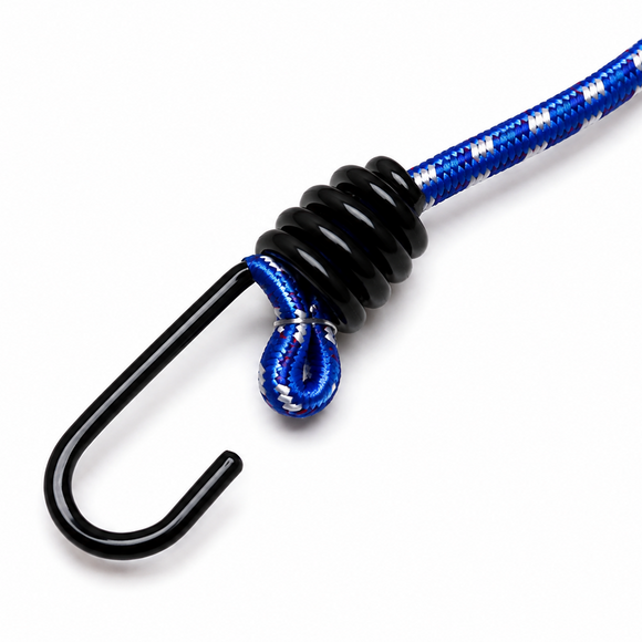 5-Pack 6-Arm Spider Bungee Cord Sets – 8 mm x 36 in. with Steel-Core Hooks, Assorted Colors