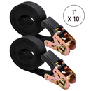 1” Rubber Handle Ratchet Endless Tie Down Straps - 1,500 lbs Break Strength – Available in 10’, 20’ & 30’ Lengths-1