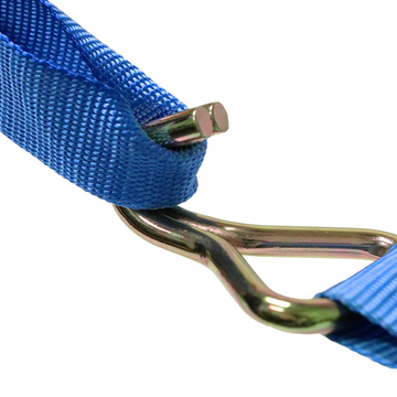 1 Inch Yellow Chrome Twin J Hook - 6600 lb Breaking Strength Heavy Duty Tie Down Hook - 0