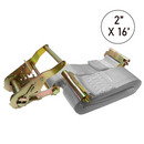 Boxer SecurePro 2" x 16' Logistic E Track Straps - 4400 lbs Load Capacity-1