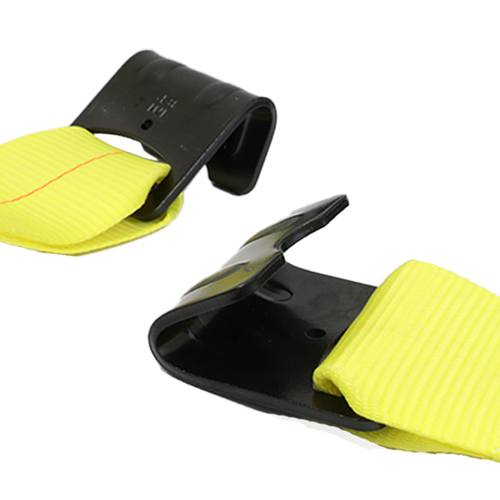 Boxer 4" x 27' Heavy-Duty Ratchet Tie Down with Flat Hooks - 15,000 lbs Breaking Strength