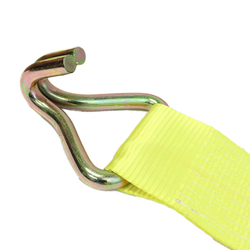 3 Inch Yellow Chrome Twin J Hook - 20,000 lb Extreme Duty Heavy Equipment Tie Down Anchor - 0