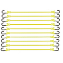 10-Piece Set of 9mm Elastic Cords with Durable Plastic-Coated Metal Hooks-3