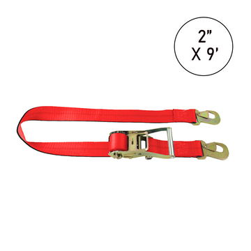 Buy red Boxer Tire Pro FlexGrip 2" x 9' Tire Holder with Flat Snap Hooks