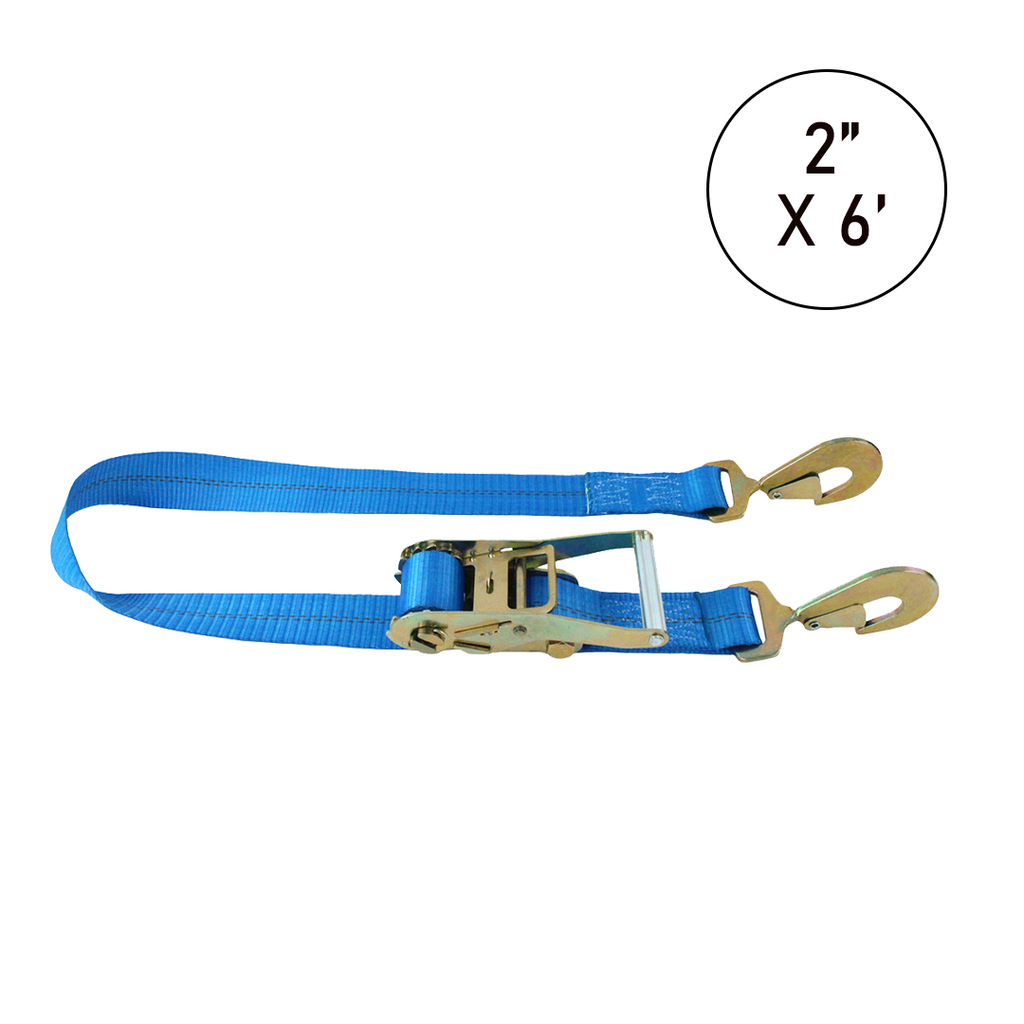 Boxer Tire Pro FlexGrip 2" x 6' Tire Holder with Twist Snap Hooks