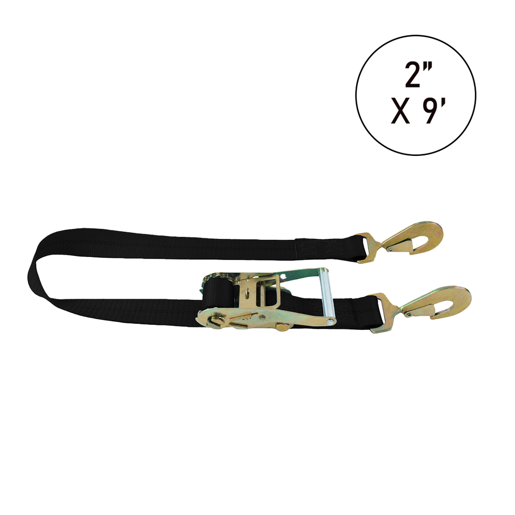 Boxer Tire Pro FlexGrip 2" x 9' Tire Holder with Twist Snap Hooks