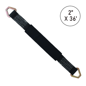 Buy black ProAxle Straps Set of 4: Precision-Length 36" Axle Straps in Vibrant Colors