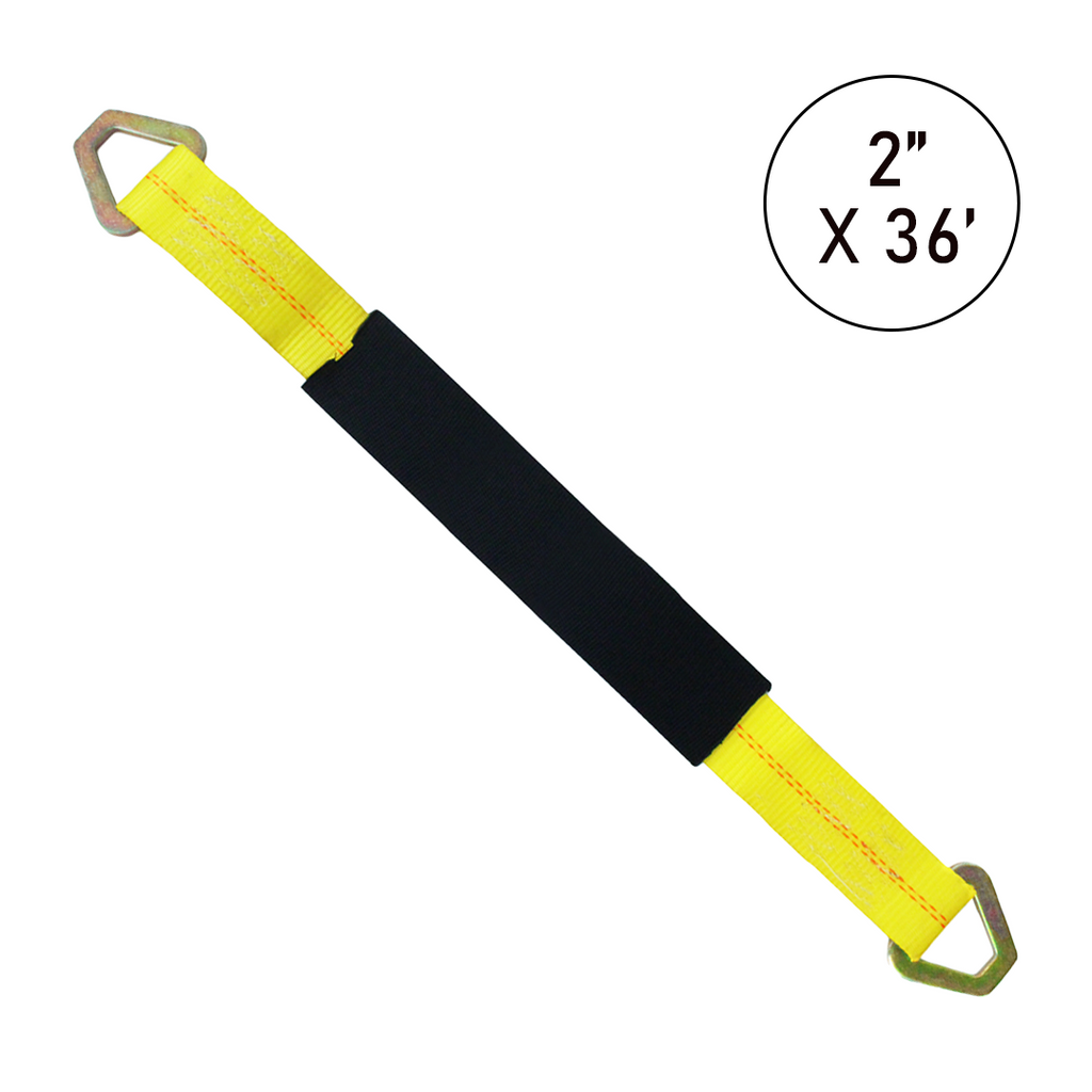 ProAxle Straps Set of 4: Precision-Length 36" Axle Straps in Vibrant Colors