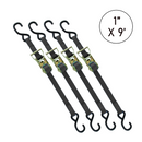 Boxer 1" x 9' Ratchet Tie Down with S Hooks - 3000lb Break Strength, Vibrant Colors Options, California Crafted Confidence-6