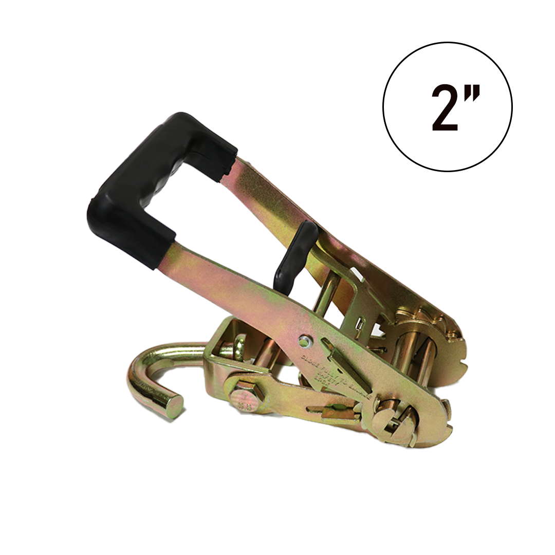 DuoForce Pro 2" Ratchet Buckle: Precision Performance with Ergonomic Comfort, 10,000 lbs Strength, Swivel J Hook, and Double Locking