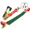Boxer GripGuard Pro E-Track Idler Car Tie Down Kit 2" x 8': Improved Stability with 3-Point System-1