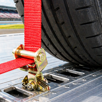 Boxer GripGuard Pro E-Track Idler Car Tie Down Kit 2" x 8': Improved Stability with 3-Point System - 0