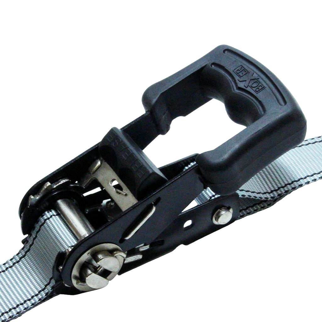 Ultimate SecureLoad Heavy-Duty 1 1/4" x 16' Ratchet Tie Downs with Double J Hooks