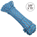 Ultra-Durable 3/8" x 75' Polypropylene Truck Rope: 2,000 lbs Breaking Strength, 660 lbs Working Load Limit, Diamond Braided Construction-5