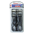 Boxer ProSecure 1" x 8' Ratchet Tie Down Kit with Coated S Hooks - 1500 lbs Breaking Strength-2