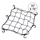 Boxer GearFlex 15" x 15" Cargo Net: Durable Bungee Elasticity with 6 Movable Hooks-1